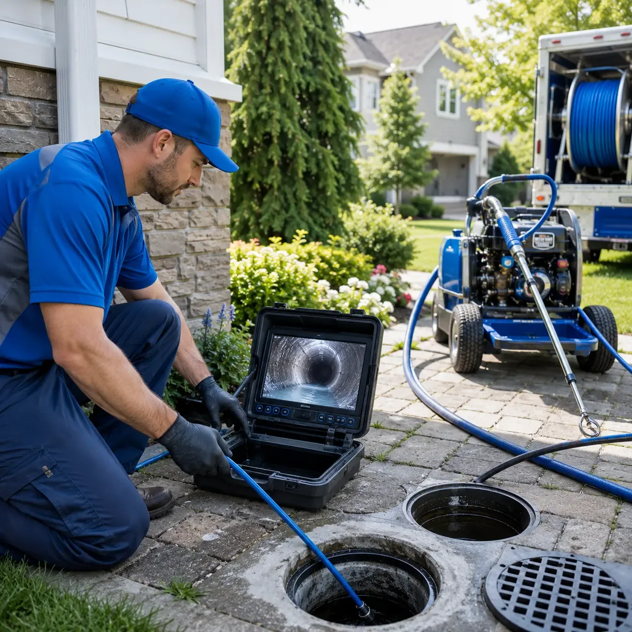 Outdoor drain cleaning professionals serving Hoyt, KS